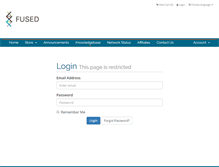 Tablet Screenshot of clients.fused.com
